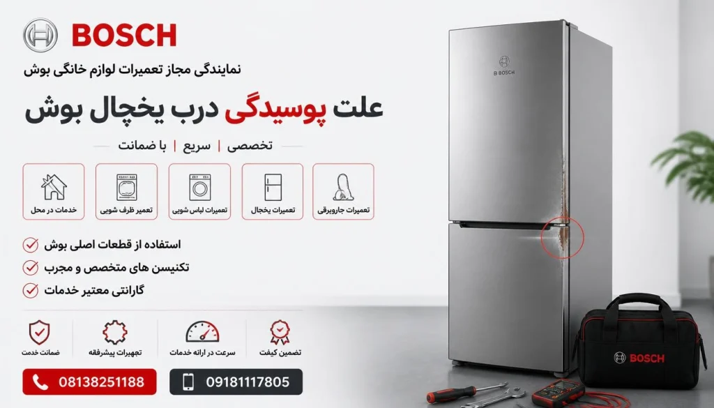 علت پوسیدگی درب یخچال بوش